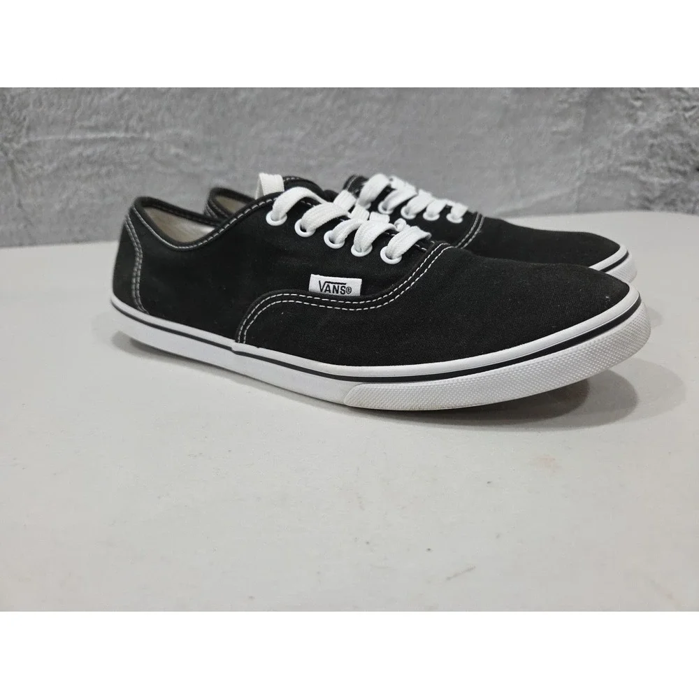 Vans Mens Era 721356 Black Casual Thin Sole Shoes Sneakers Size M 9 W 10.5